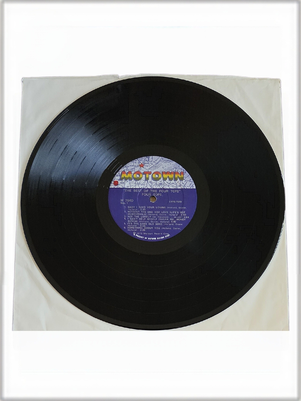 THE FOUR TOPS•The Best Of•1973 US 2xLP (M 764D) Motown - Picture 4 of 17